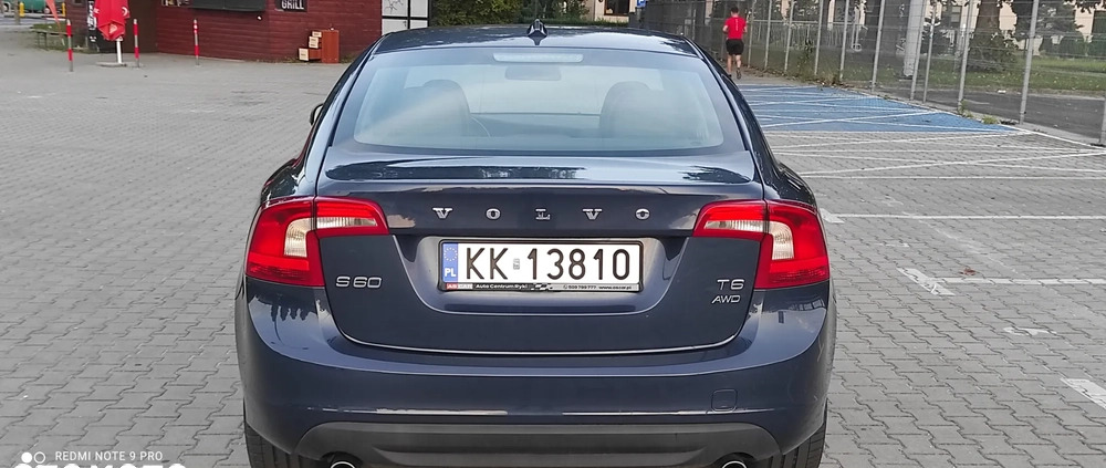 Volvo S60 cena 67000 przebieg: 101400, rok produkcji 2012 z Kraków małe 154